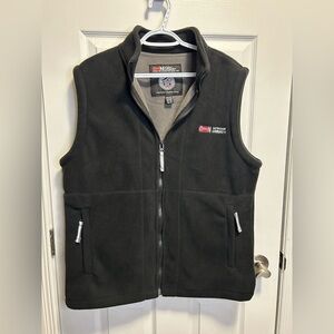 Outdoor Norway Black Fleece Vest for Men